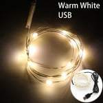 Led String Fairy Lights Decor Lamp Warm White 1m