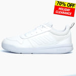 Adidas Tensaur Junior Kids Casual Fashion Athletic Court Trainers Shoes White