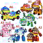Robocar Poli Robot Transform Car Baby Kids Car Toys Gift db A2