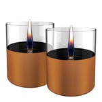 Tenderflame - Lilly bordslykta 10 cm 2-pack koppar