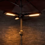 2000W Parasol Mounted Electric Patio Heater