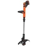 Coupe-Herbe sans Fil Black+Decker (Powercommand EasyFeed, 18 V 4,0 Ah, Batterie et Chargeur Inclus, Largeur de Coupe de 30 cm, pour Les Grandes Surfaces) STC1840EPC