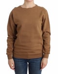 JOHN GALLIANO Sweater Brown Knit Sweatshirt Crewneck Jumper S/US 6