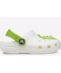 Crocs Baby Classic Alien Character Clogs Infants - Off-White Mixed Material - Size UK 9 Kids