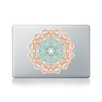 Calligraphy Floral Patterns Mandala Vinyl Sticker for Macbook (13/15) or Laptop