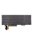 Lenovo - notebook replacement keyboard - with Trackpoint UltraNav - Portuguese - Laptop tagentbord - till ersättning - Portugisiska - Svart