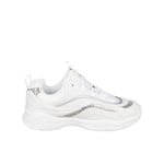 Fila Ray F Lace-Up White Smooth Leather Womens Trainers 1010879.93N