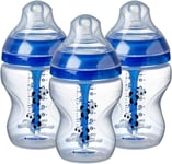 Tommee Tippee Advanced Anti-Colic Baby Bottle, Breast-Like Teat and Heat Sensin