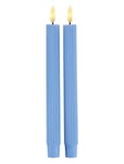 Smilla Genopladelig Kr Home Decoration Candles Led Candles Blue Sirius Home