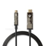 Nedis USB-C til HDMI - Aktivt optisk kabel (OFC) - 4K 60Hz - 5 m