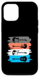 iPhone 14 Electric And Acoustic Guitars Within Paint Brush Strokes Case