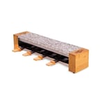 Raclette / Pierre 4 personnes - LITTLE BALANCE - Meuuuh...! - bois - 600W