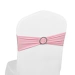 Elastic Stretch Spandex Chair Covers Sashes Bands With Buckle Bows For Wedding H