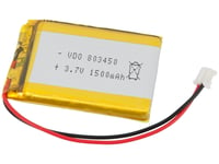 Batteri LiPo 3.7V 1500mAh