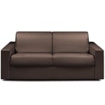 Canapé convertible NIGHT express 120 cm matelas 14 cm marron
