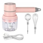 Hand Mixer Cordless Electric Blender Portable Multi- Food Beater for7767