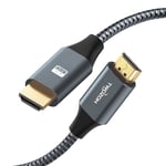 Twozoh 4K HDMI Cable 30Ft/10M, High Speed 18Gbps HDMI 2.0 Lead, Braided HDMI to