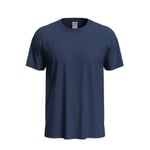 Stedman Classic T Organic Unisex Crew Neck Marin ekologisk bomull Medium Herr