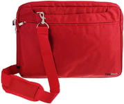Navitech Red Water Resistant Bag For ASUS Zenbook DUO 14" UX8406