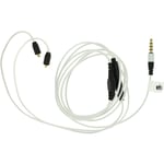 Vhbw - Câble audio aux compatible avec Shure SE215, SE315, SE425, SE535, SE846 casque - Avec prise jack 3,5 mm, 120 cm, argenté