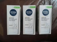 3 X Nivea Men Sensitive Pro Menmalist Face Cream 75ml 