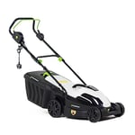 Murray Corded Electric Lawnmower 2-in-1 - Lawn Mower 1600W/38cm with Grass Box 45L for Lawns up to 500m2 - Ergonomic Soft Grip for Easy Grass Cutting, Overload Protection