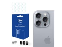 3Mk Lens Protection, Apple, Iphone 16 Pro, Slagtålig, Reptålig, Transparent, 4 Styck