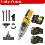 For Dewalt Cordless Handheld Vacuum Cleaner Mini Portable Car Wireless Charger 