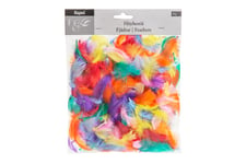 Kapel Hobby - Dekorationsfjädrar Colour Mix 10 g