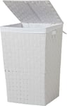 Argos Home 60 Litre Yarn Laundry Bin - White