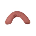 BÉABA - Big Flopsy™ - Coussin de grossesse et d'allaitement - Fleur de coton® - 180 cm - Brique
