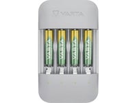Varta Eco Charger Pro Laddare För Runda Celler Nimh R03 (Aaa), R6 (Aa)