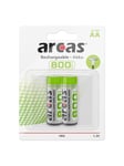 Battery Sales Europe - Rechargeable Batteries ARCAS Rechargeable NimH AA/HR6 800mAh 2pcs.