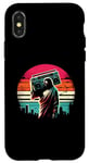 Coque pour iPhone X/XS Jesus Boombox – Ghettoblaster religieux chrétien drôle