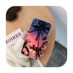 Surprise S Summer Beach Scene At Sunset On Sea Palm Tree Phone Case For Iphone Se 2020 11 Pro Xs Max 8 7 6 6S Plus X 5 5S Se Xr-A2-For Iphone Se 2020