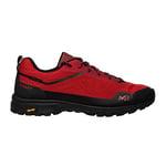 MILLET - Hike Up M - Chaussures de Randonnée Basses - Homme - Mesh Respirante - Semelle Vibram - Red Rouge, 40 2/3 EU