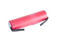 Sanyo 18650 Li-Ion 3,7 V 2600 mAh med lödöron