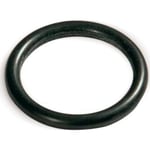 42 mm Inox/Stål O-ring svart