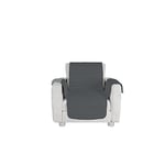 MB HOME BASIC Housse de canapé matelassée Trendy, Gris Clair/Fumé, 1 Place