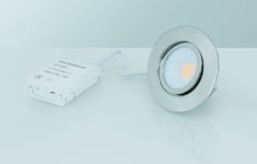 Bluetooth LED-downlight, MD-230 Tune, 5W, Krom