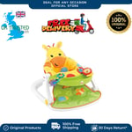 Fisher-Price Giraffe Sit-Me-Up Floor Seat Portable Baby Chair Removable Tray Toy
