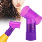 (Purple)Hair Dryer Diffuser Curly Blow Dryer Hairdressing Styling Accessory TDM