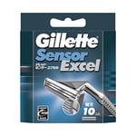 Gillette sensor Excel shaving blade 10 pieces Japan FS