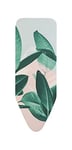 Brabantia 118968 Ironing Board Cover C, 124 x 45cm, Complete Set, Cotton, Tropical Leaves