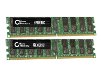 CoreParts - DDR2 - sats - 8 GB: 2 x 4 GB - DIMM 240-pin - 667 MHz / PC2-5300 - registrerad - ECC
