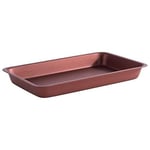 APS Levante bricka 25,5 x 16 cm Höjd 3 cm Rostfritt stål Kopparröd 0,7 liter