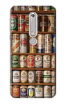 Beer Cans Collection Case Cover For Nokia 6.1, Nokia 6 2018