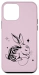 Snooze Lapin avec des œufs et des étoiles pour Pâques et Coque pour iPhone 12 mini