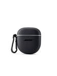 Bose Case Cover for QuietComfort Earbuds II, Protective Silicone Exterior, With Aluminium Carabiner for Convenient Carrying, Triple Black