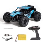 MYRCLMY 1:18 High Speed Remote Control Car,25Km/H Big Size Monster Truck 2.4Ghz Large Tire Radio Control Cars Toys Vehicle Electric Hobby Truck for Children And Adults,Blue,480P camera